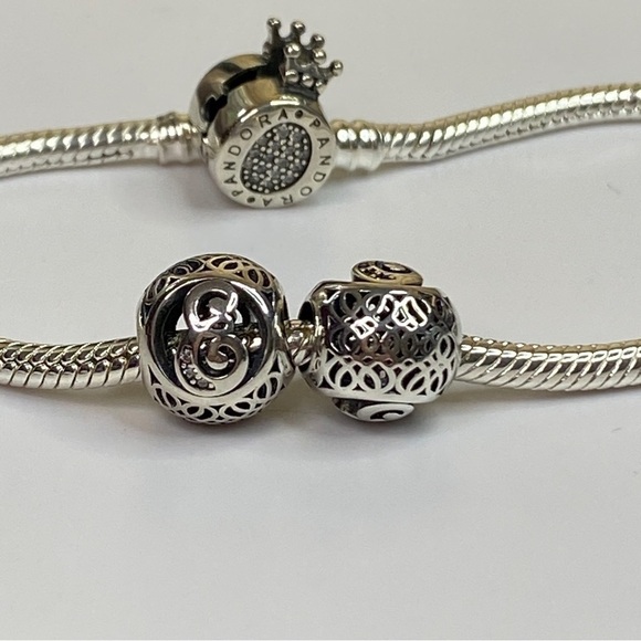 Sterling Silver Vintage Letter E Charm - Picture 1 of 6